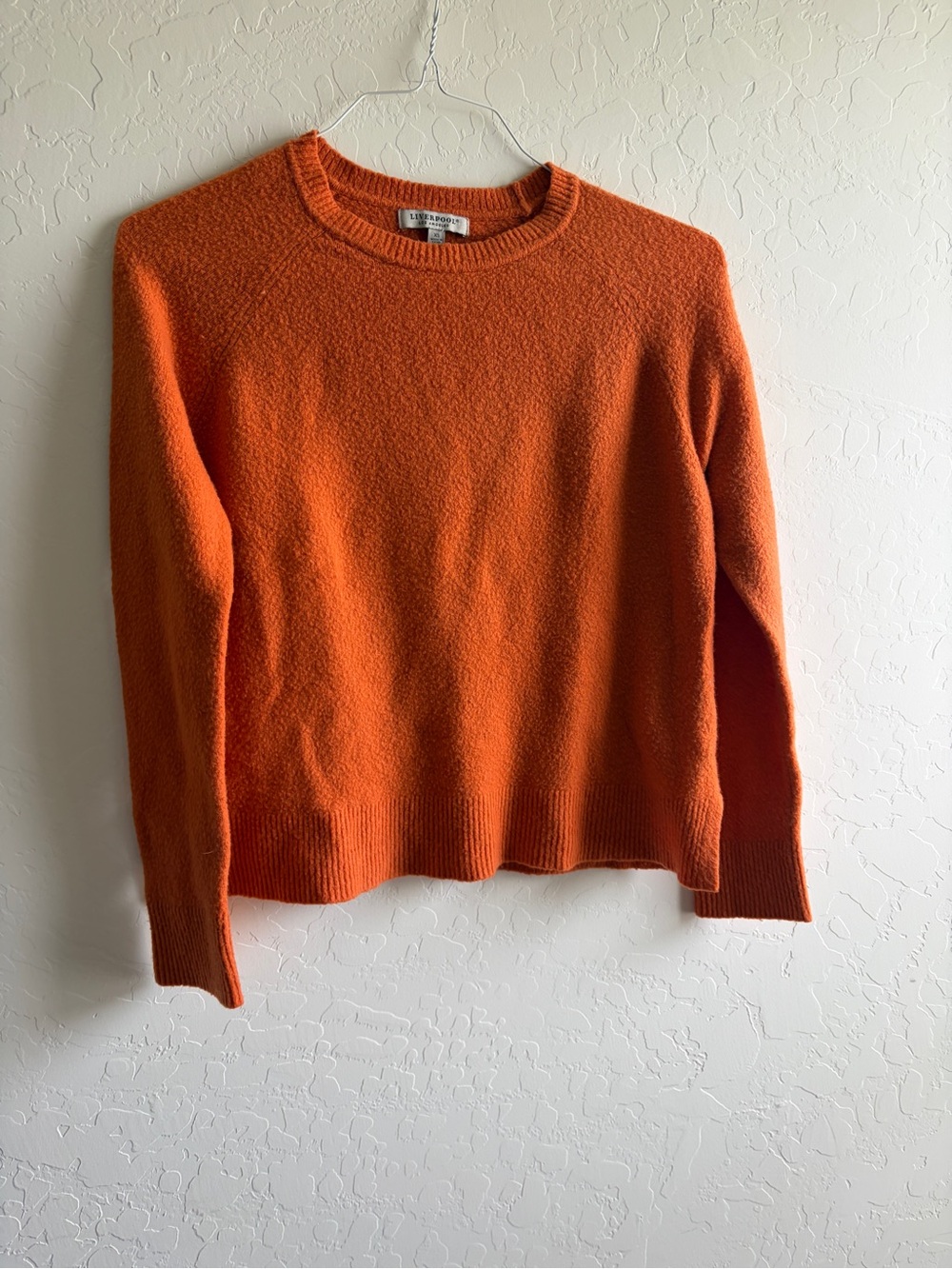 Liverpool Orange Crewneck Pullover Sweater